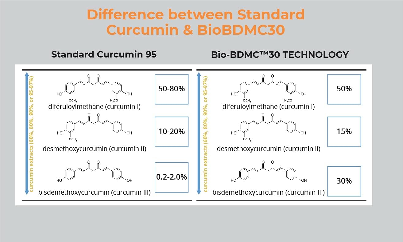240 Capsules of Pro NovoCurcumin-BioBDMC50: Next Generation Highly Enhanced Curcumin