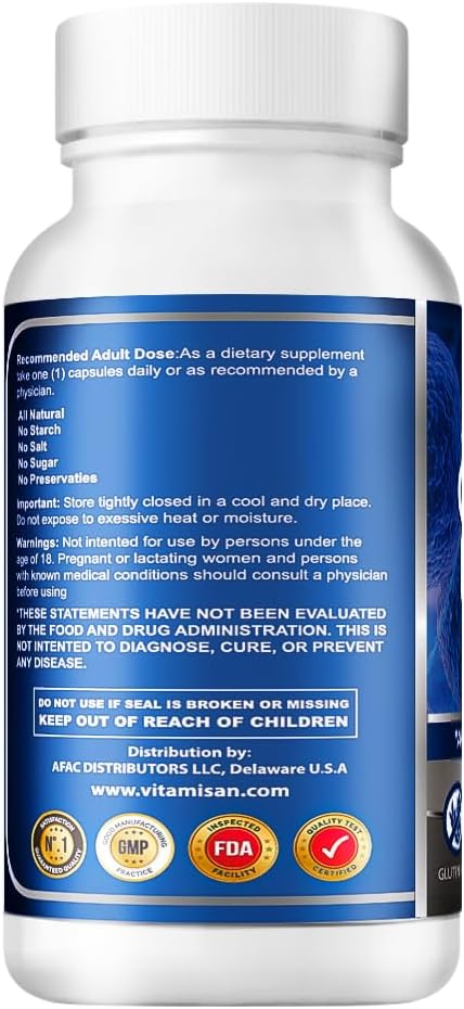 240 Capsules VITAMISAN 4 Stemcells AFA Blue Green Algae Anti-Aging Supplement