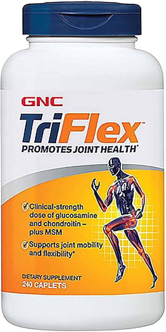 240 Count GNC Triflex Caplets: Joint Support and Mobility Supplement