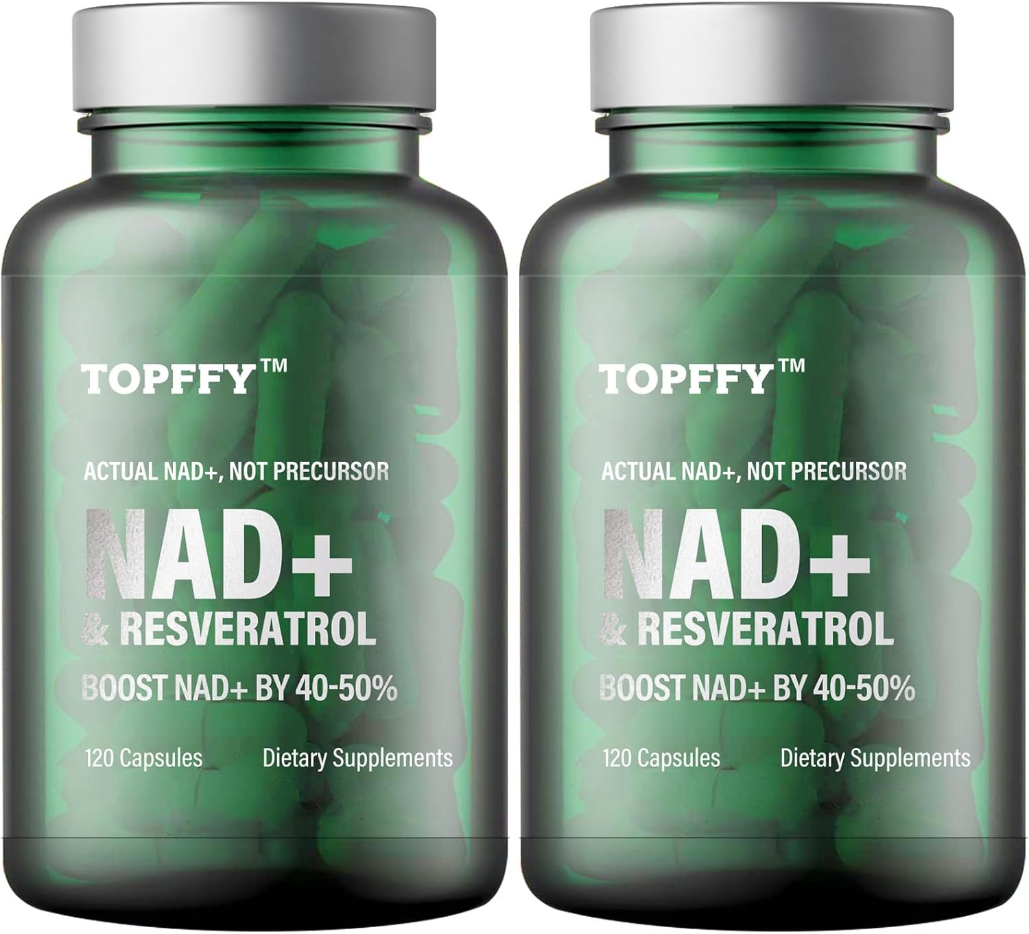 240 Softgel NAD+ & Resveratrol Supplement for Cellular Energy & Aging Defense