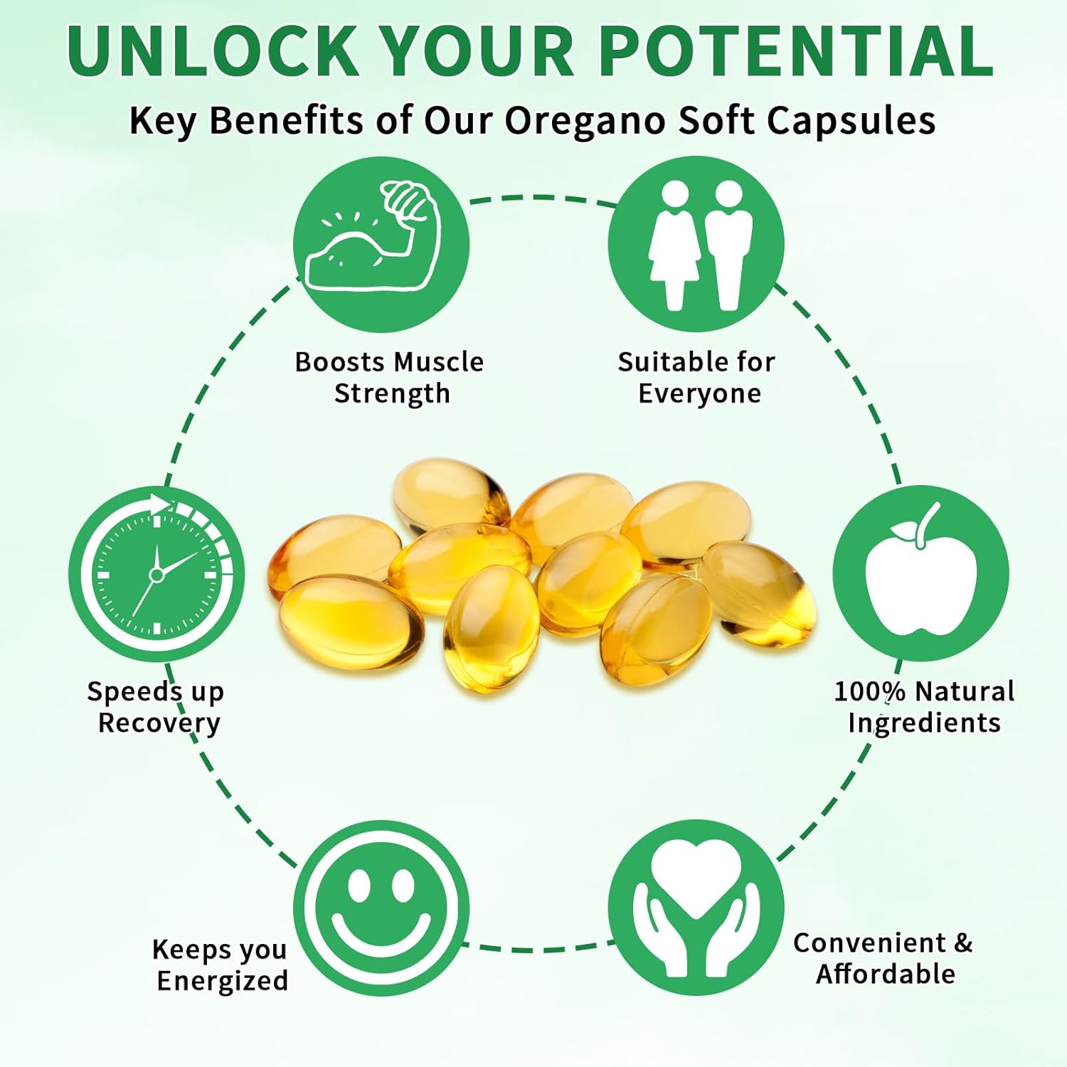 240 Softgels of Daiasns Oregano Oil Capsules with Black Seed Oil - 6,000mg Wild Oregano Oil Blend for Immune & Digestive Support - Gluten Free & Non-GMO - 4X Strength Carvacrol & Thymoquinone