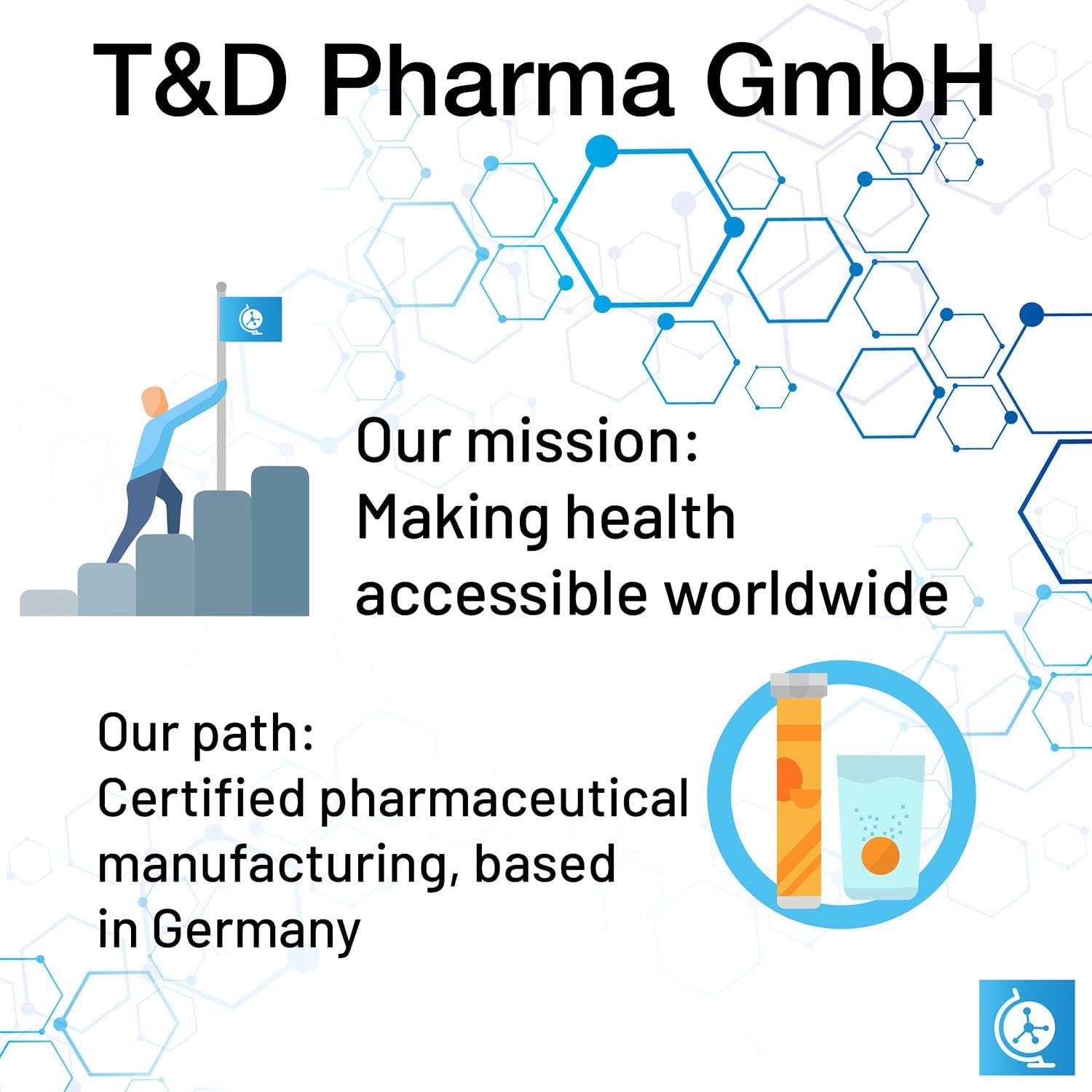 240 Vegan Cherry Flavored Effervescent Iron Tablets - 14 mg - Made in Germany by T&D