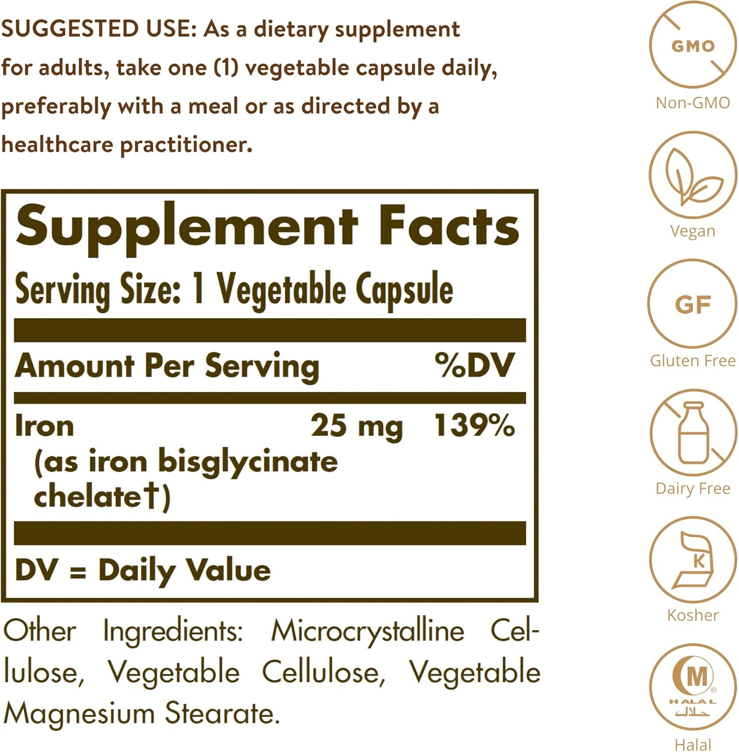 240 Vegetable Capsules: Jarrow Formulas Probiotics & Solgar Gentle Iron Combo for Sensitive Stomachs