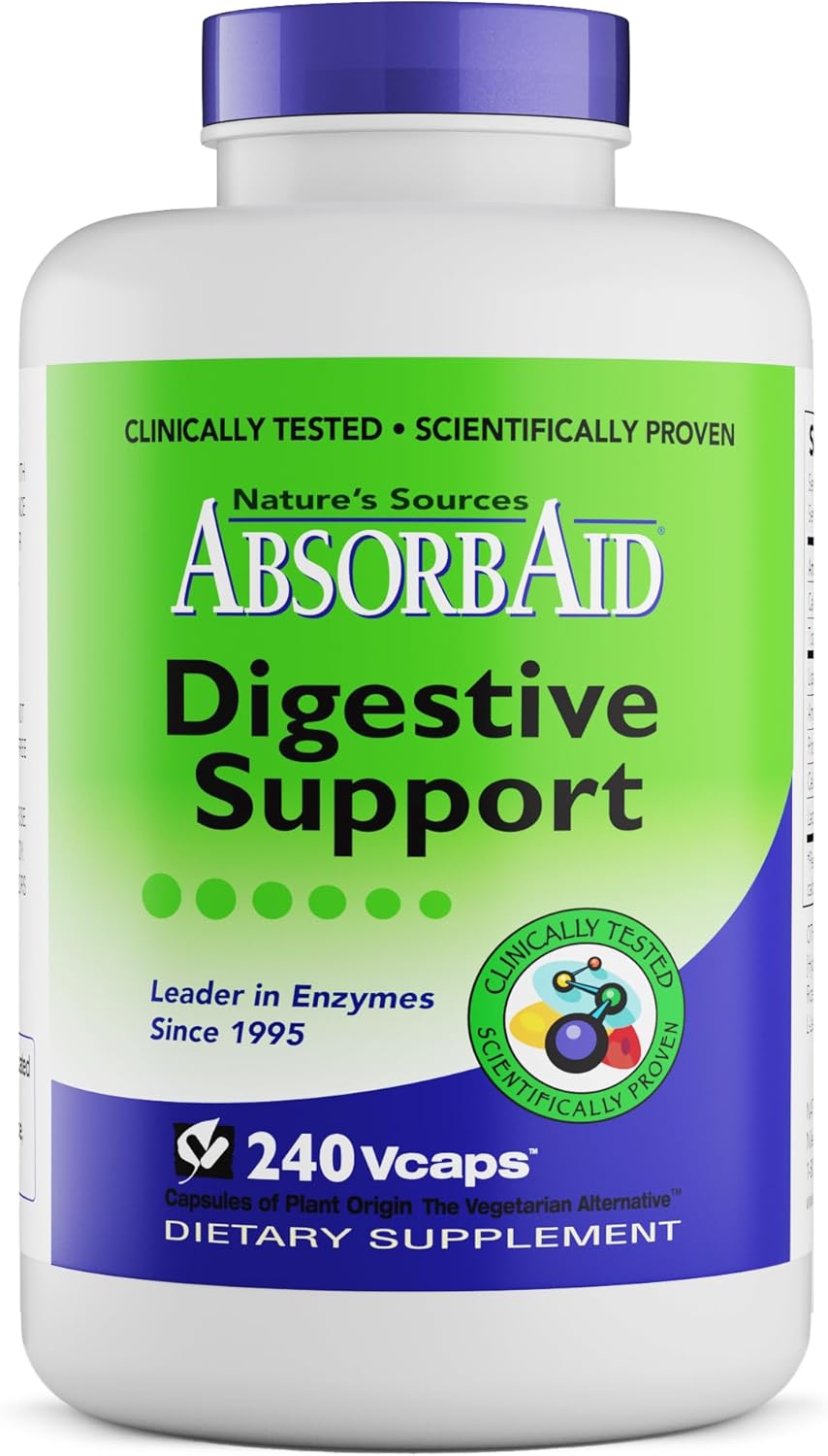 240 Veggie Capsules of AbsorbAid Original Formula Digestive Support Enzyme Supplement