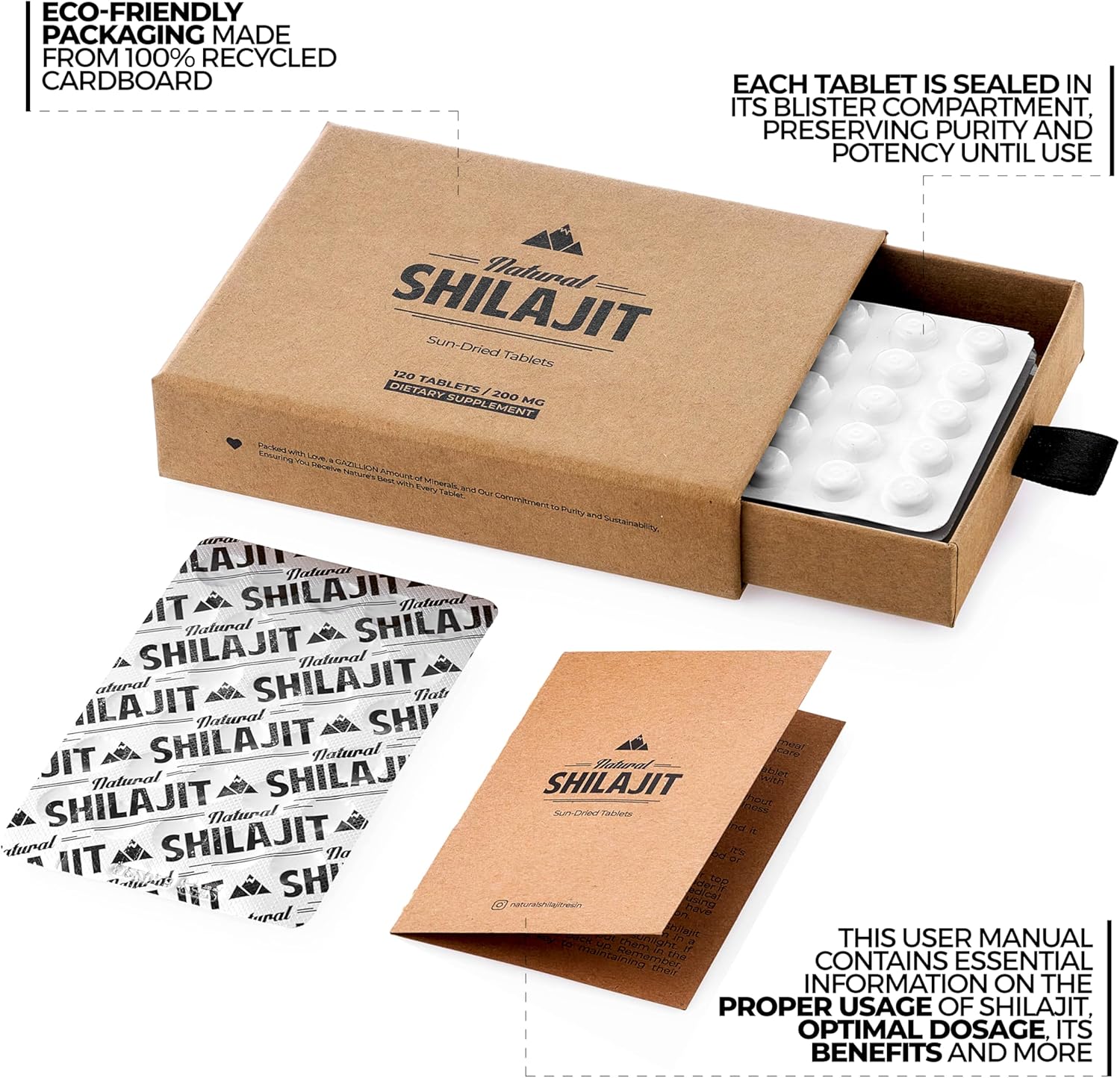 24k Gold Ormus Concentrate x12 & Natural Shilajit Tablets - High Potency Formula for Men & Women - 1.7 fl. oz & 120 Count