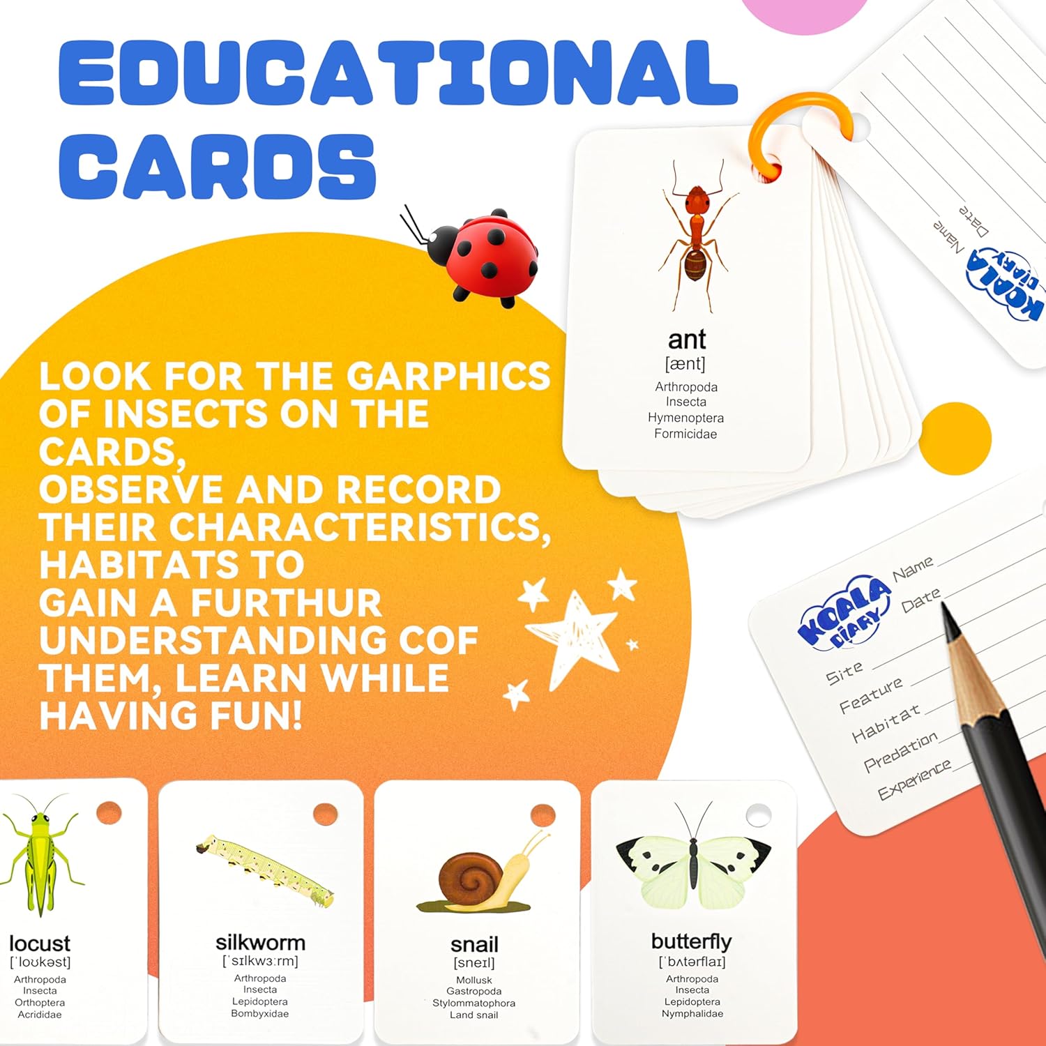 25 Piece Bug Catcher and Explorer Kit for Kids - Outdoor Adventure Toys for Girls Ages 3 and Up