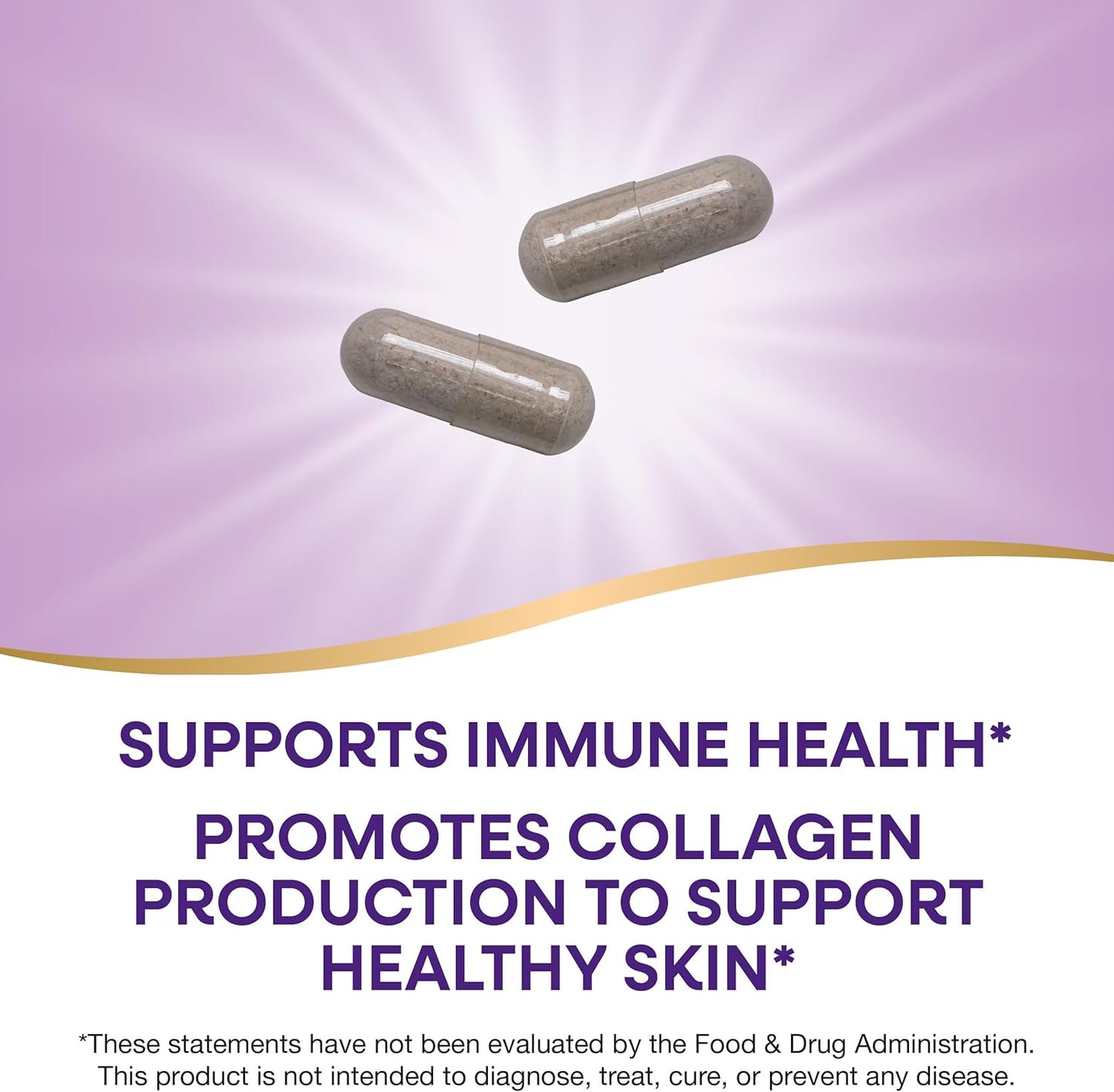 250 Capsules Nature's Way Vitamin C with Rose Hips for Immune Support and Healthy Skin
