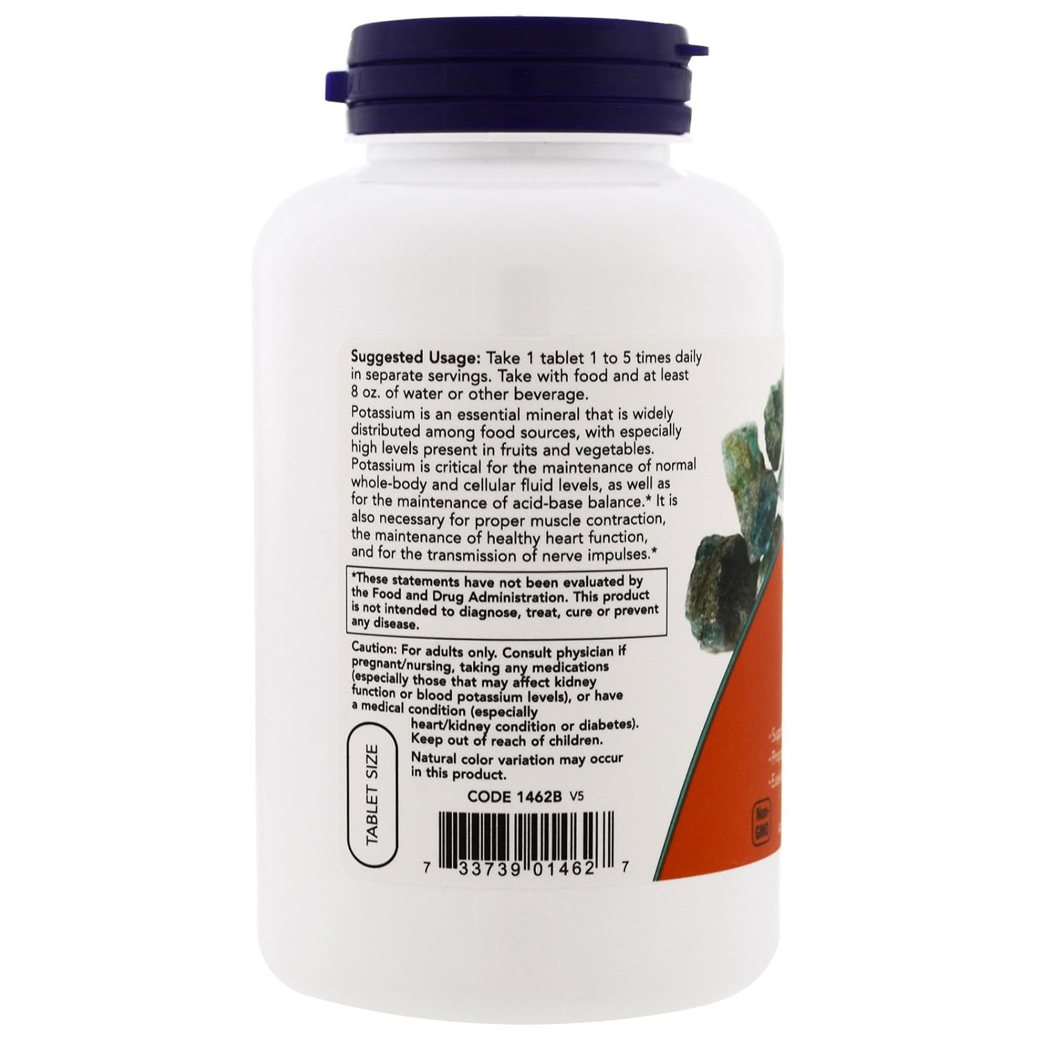 250 Tablets of Now Foods Potassium Gluconate 99mg for Heart Health & Electrolyte Balance