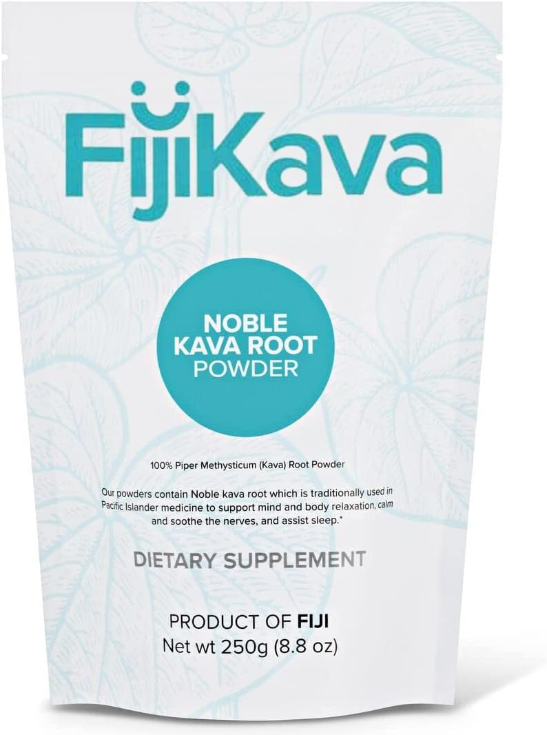 250g FijiKava Instant Kava Powder with High Kavalactone Content for Natural Relaxation, Stress Relief, and Sleep Support