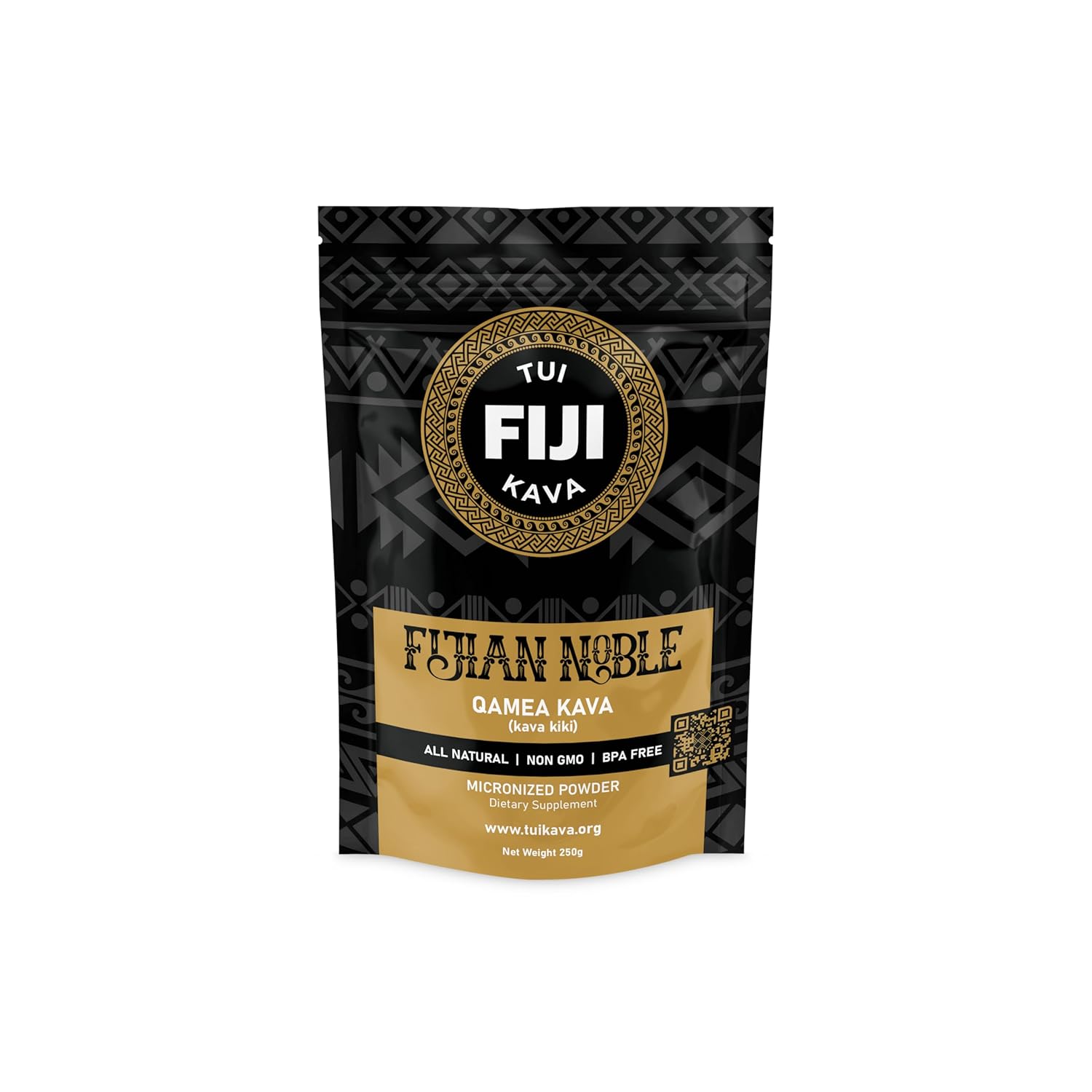 250g Premium Micronized Noble Fijian Kava - Individual Size for Morning/Daytime Use - Enhance Focus, Mood, and Sleep - Stress Relief - No Straining