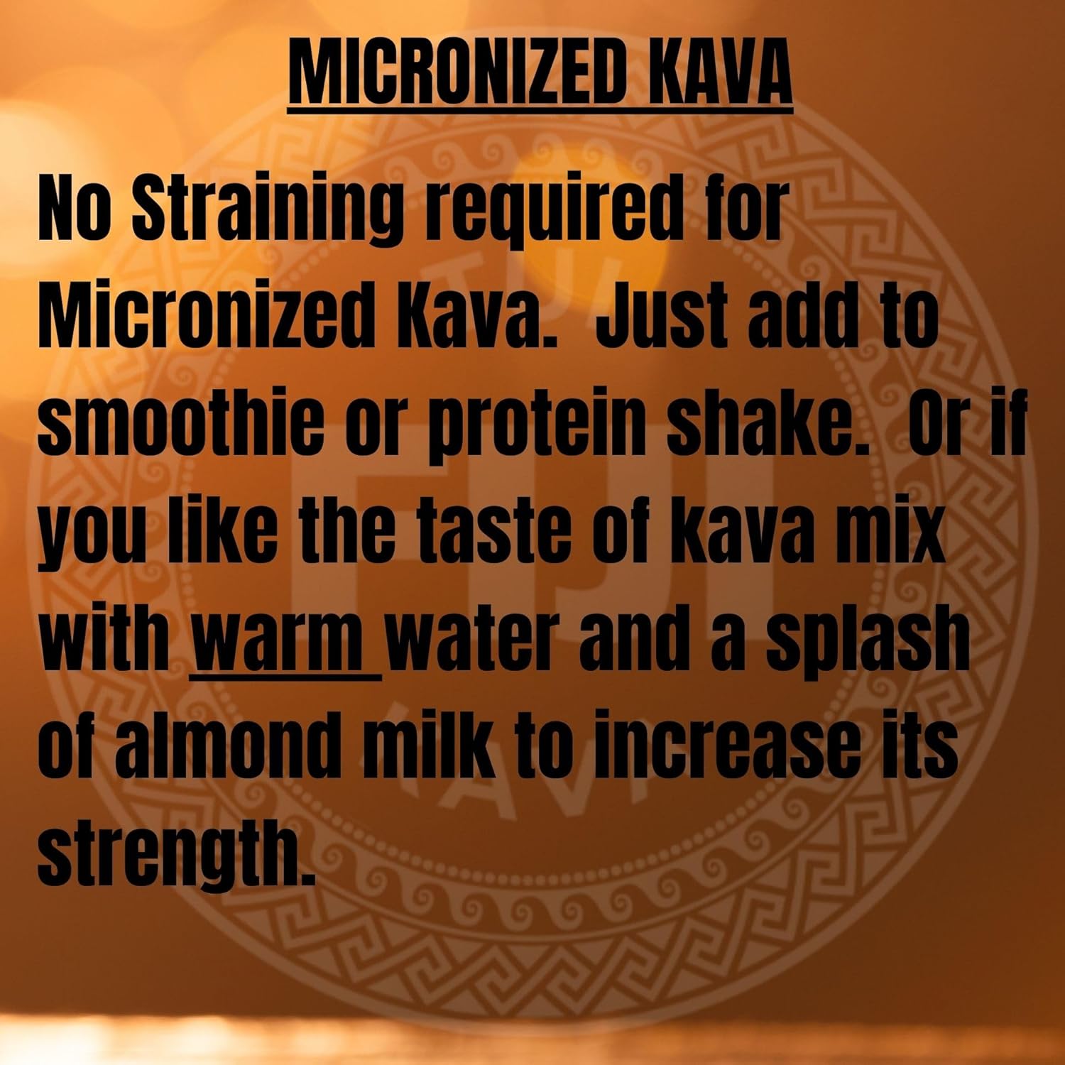 250g Premium Micronized Noble Fijian Kava - Individual Size for Morning/Daytime Use - Enhance Focus, Mood, and Sleep - Stress Relief - No Straining