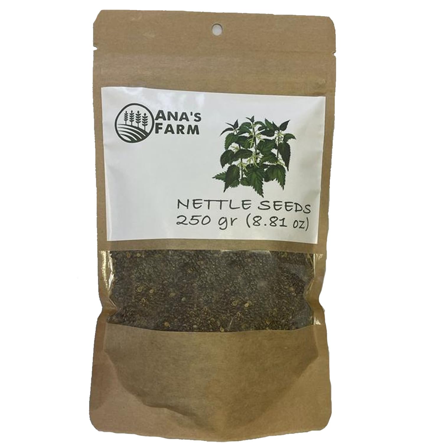 250g Premium Quality Natural Nettle Seed (Urtica dioica) - Organic and Fresh