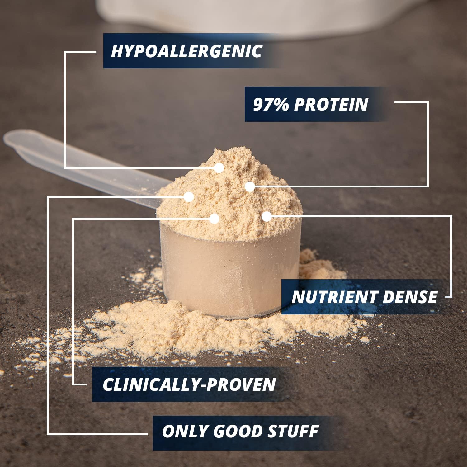 25G Grass Fed Beef Bone Broth Protein with Collagen Peptides - Paleo & Keto-Friendly Vanilla Protein Powder - Gluten-Free, Sugar-Free Dairy-Free - 615g