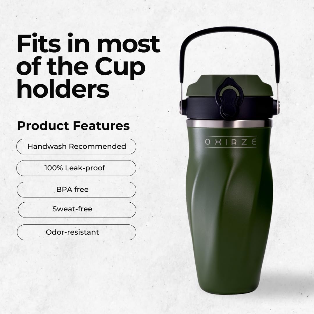 26oz Double Wall Stainless Steel Shaker Bottle - Ideal for Protein Shakes, Smoothies, Cocktails - Leak-Proof, Copper-Insulated, BPA-Free - No Mixing Tools Needed