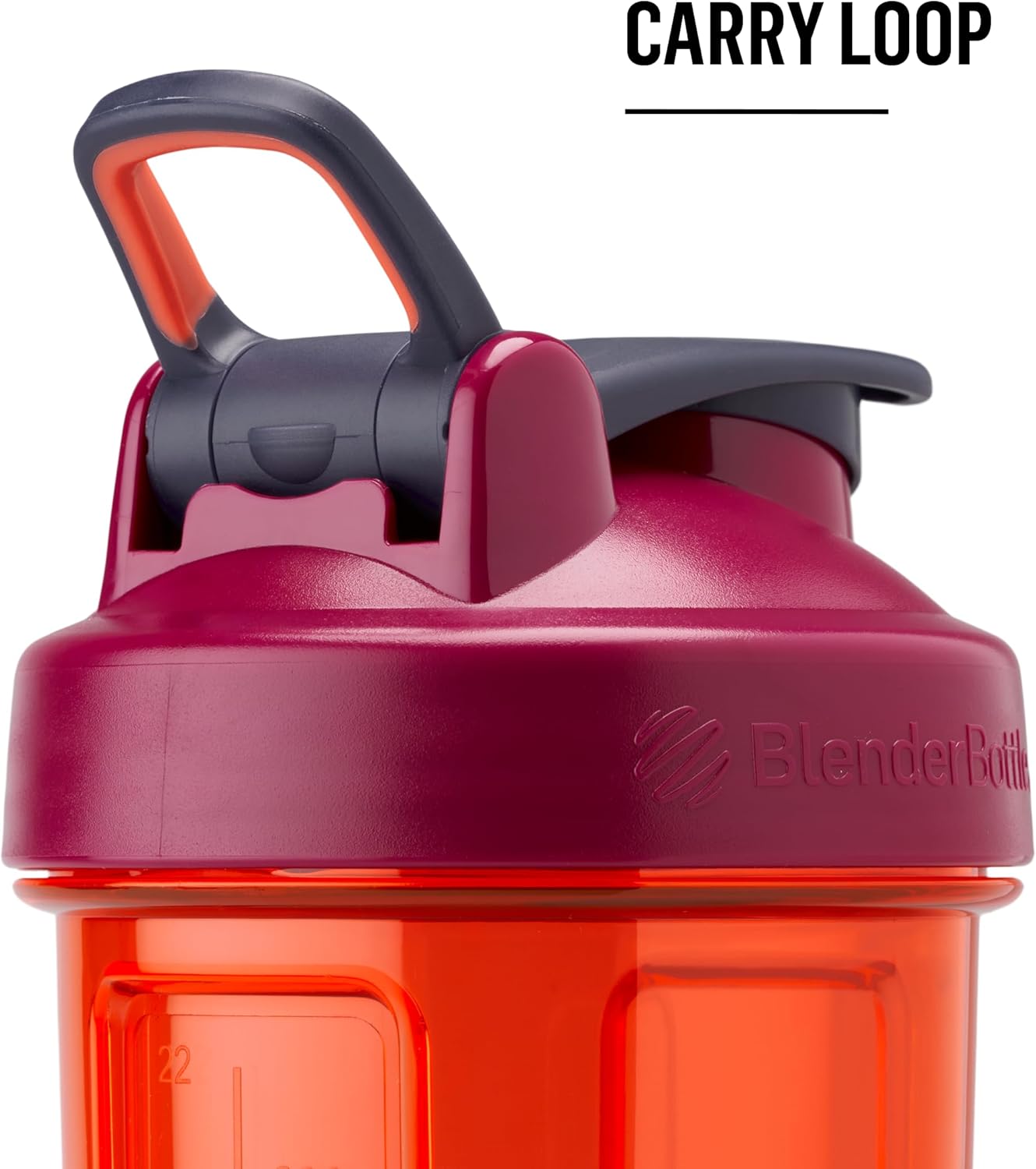 28-Ounce Coral BlenderBottle Pro Series - Ideal for Protein Shakes and Pre Workout