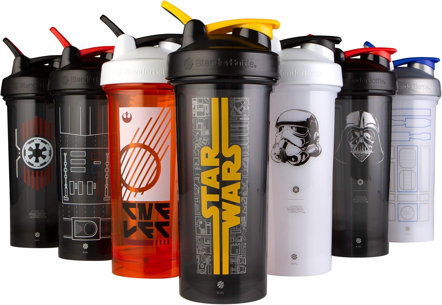 28-Ounce Stormtrooper BlenderBottle Star Wars Shaker Bottle Pro Series - Ideal for Protein Shakes and Pre Workout - Single Pack