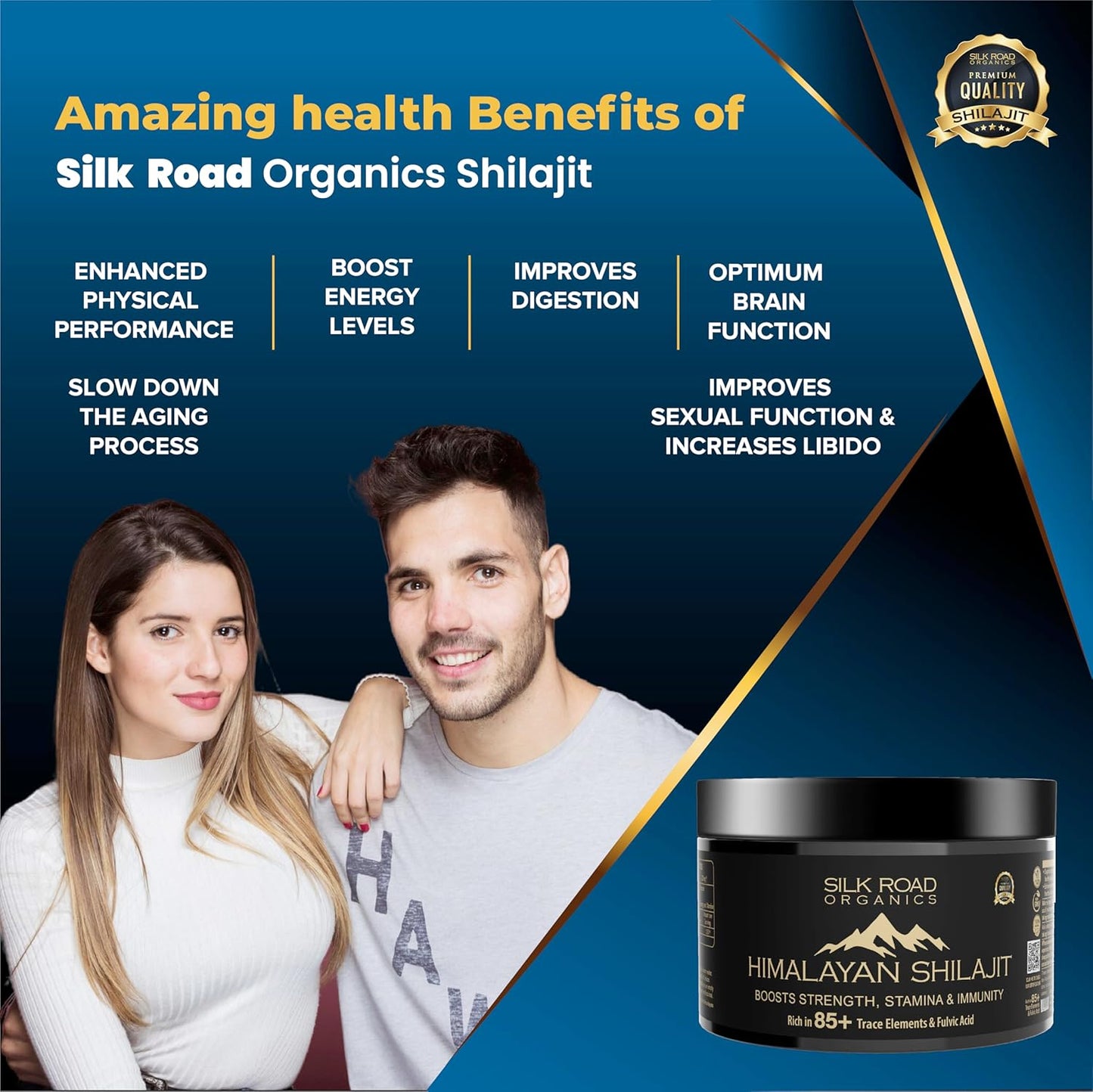 29g Pure Himalayan Shilajit Resin Supplement for Immune Support & Cognitive Health by SILK ROAD ORGANICS