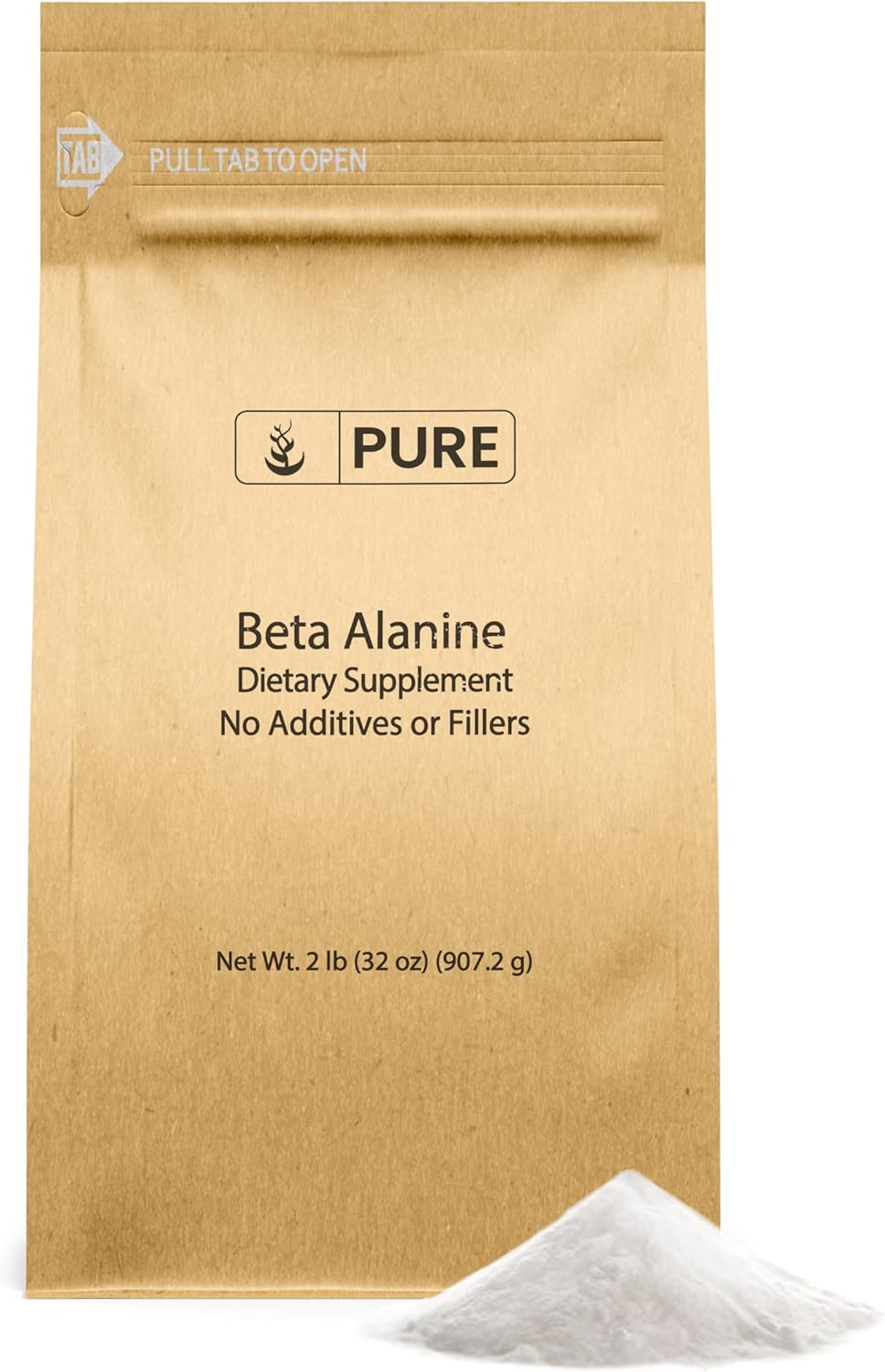 2lb Pure Beta Alanine Powder - Non-Essential Amino Acid, Gluten-Free, Non-GMO
