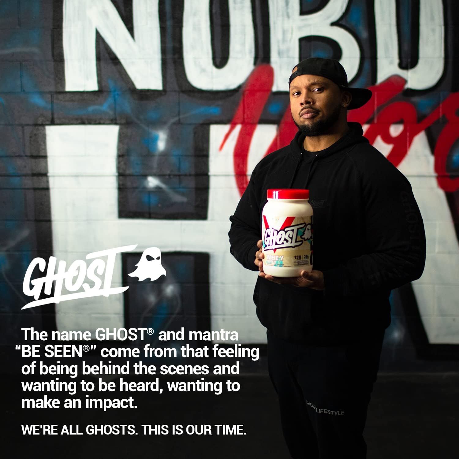 2LB Tub of GHOST Whey Protein Powder - Marshmallow Cereal Milk Flavor - 25G Protein Blend - Ideal for Post Workout Shakes - Soy & Gluten Free