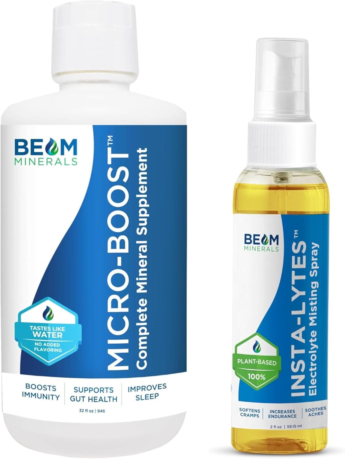 2oz Beam Minerals Micro-Boost Humic Mineral Blend with Insta-Lytes Liquid Electrolytes
