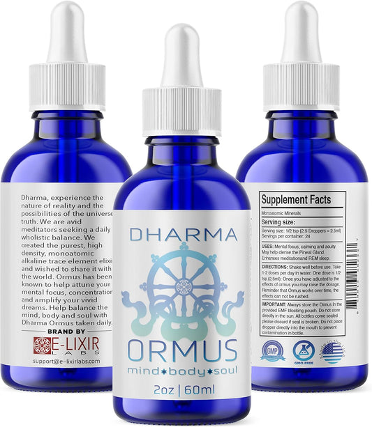 2oz Bottle of E-lixir Monoatomic Ormus Supplement