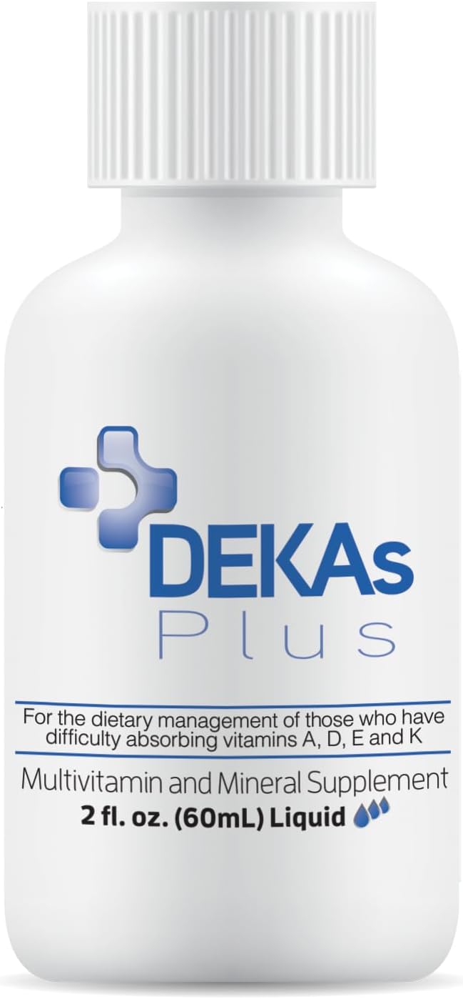 2oz DEKAs Plus Liquid - Potent Daily Multivitamin Supplement