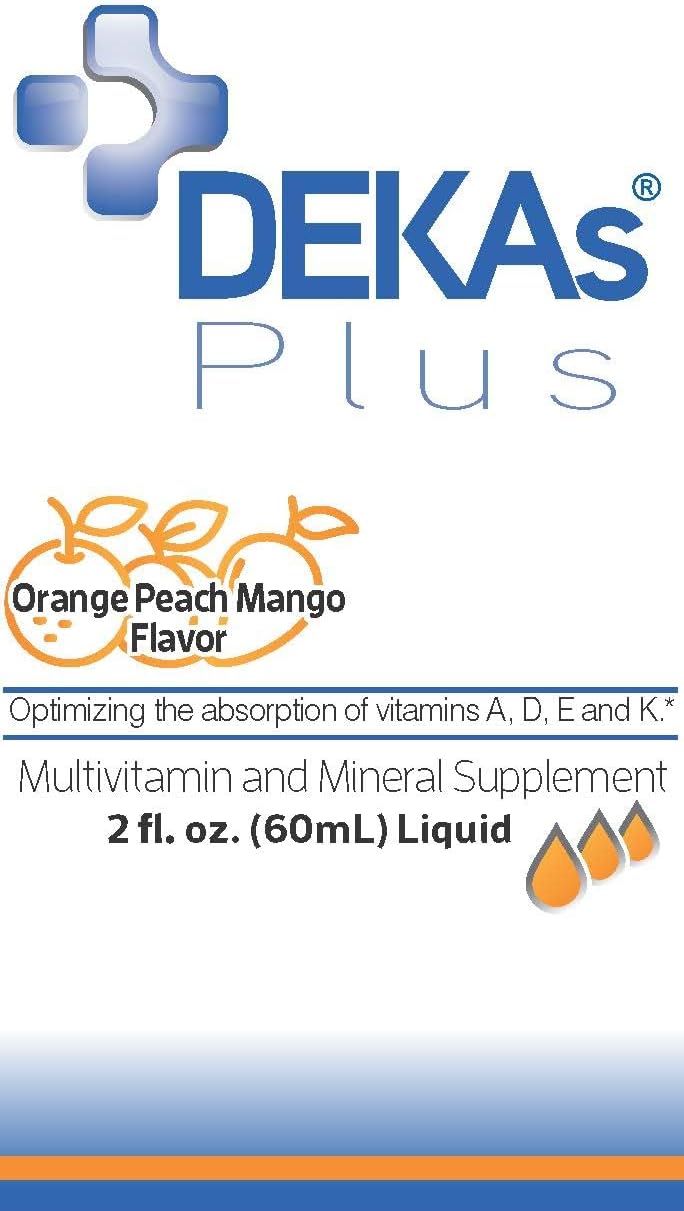 2oz DEKAs Plus Liquid - Potent Daily Multivitamin Supplement