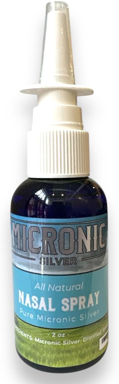 2oz Oriental Herb Company Micronic Silver Nasal Spray - 27ppm Concentration