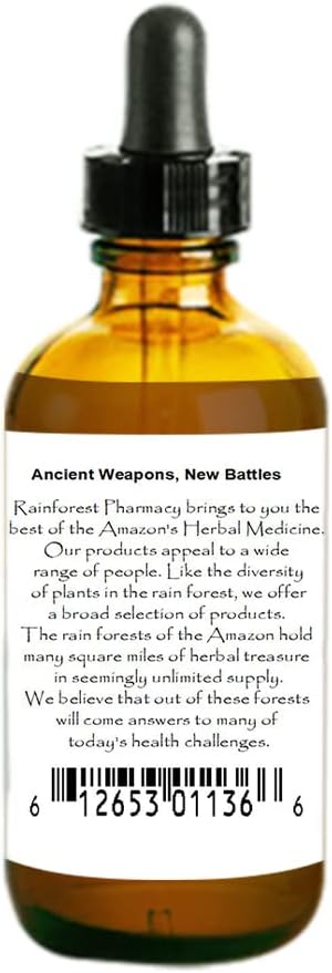 2oz Rainforest Pharmacy Sangre de Drago Liquid | 100% Pure Peruvian Dragon's Blood Sap for Digestive & Skin Health