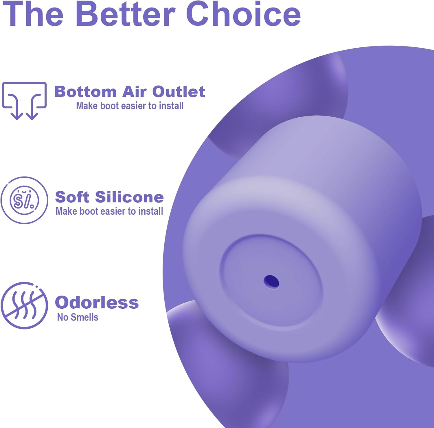 2PCS Silicone Bottom Bumper Protector for Owala Water Bottles - Anti-Slip Sleeve for 24oz, 32oz, 40oz Sizes