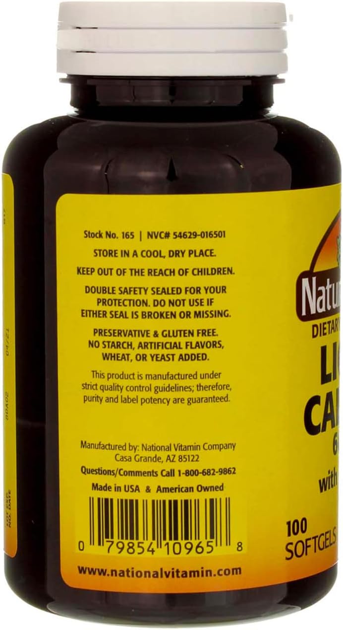 3 Bottles of Nature's Blend Liquid Calcium 600mg with D-3 Softgels - 300 Total Softgels
