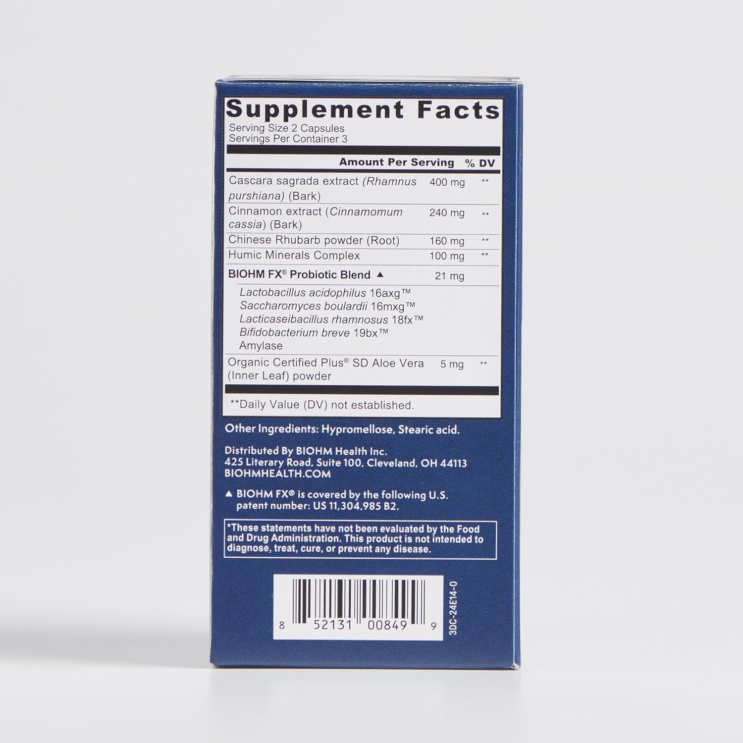 3-Day BIOHM Colon Cleanse Detox with Probiotics - Supports Constipation and Bloating Relief - Gut Cleanse for Men and Women - 6 Capsules