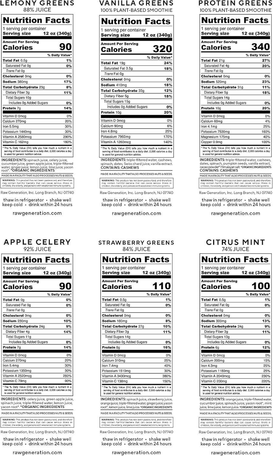 3-Day Lower Sugar Detox Cleanse - Improve Digestion & Reduce Bloating - Detox Gut, Colon, Liver - Low Sugar & High Protein - Non-GMO, Plant-Based Juices