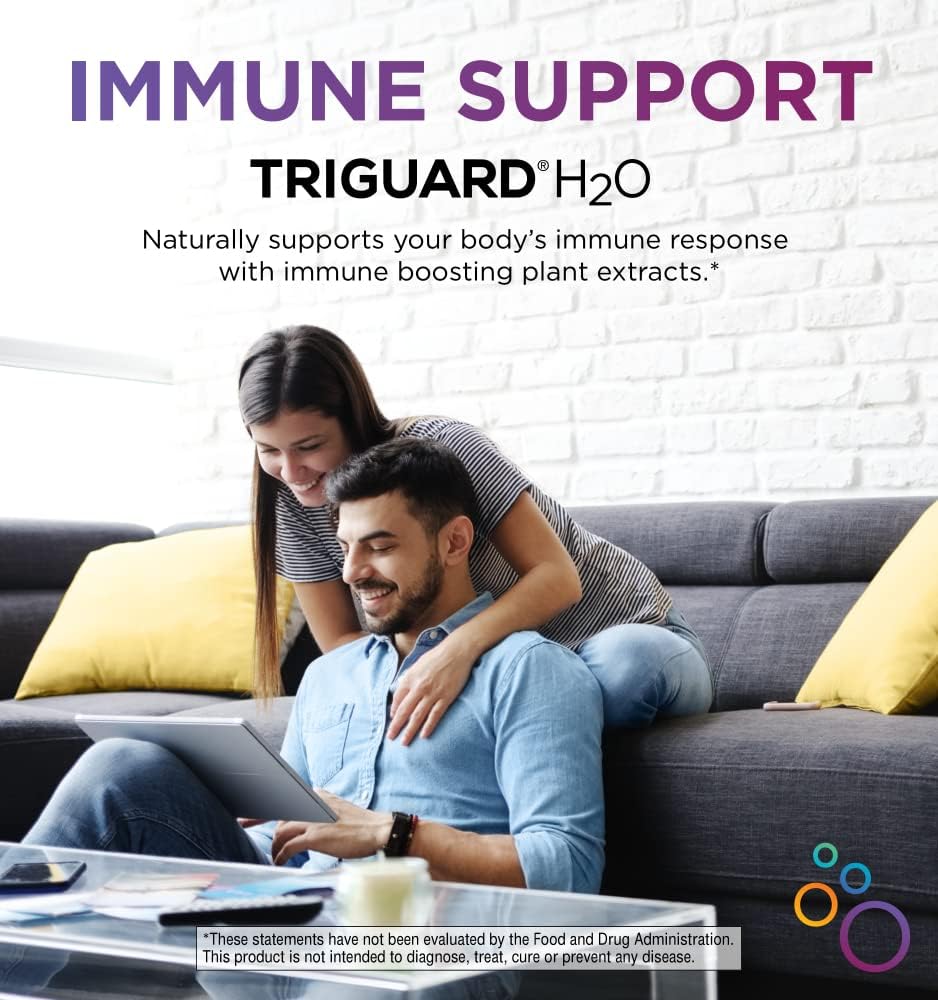 3-in-1 Liquid Immune Support with Colloidal Silver, Elderberry, and Olive Leaf Extracts - Ready to Drink Immune System Booster - 8oz - Made in USA