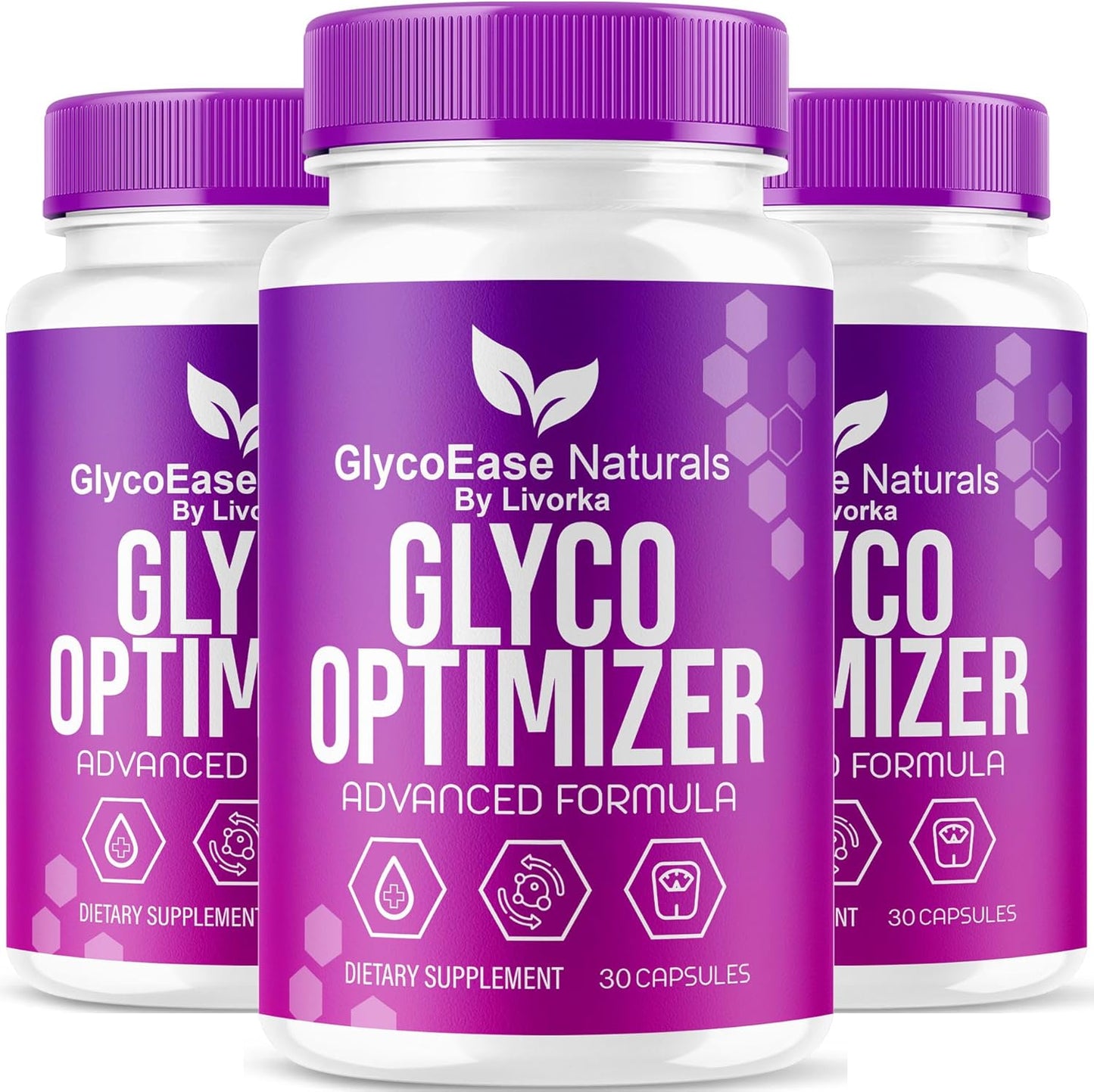 3 Month Supply of LIVORKA Glyco Optimizer Capsules - GlycoEase Formula for Glycogen Support