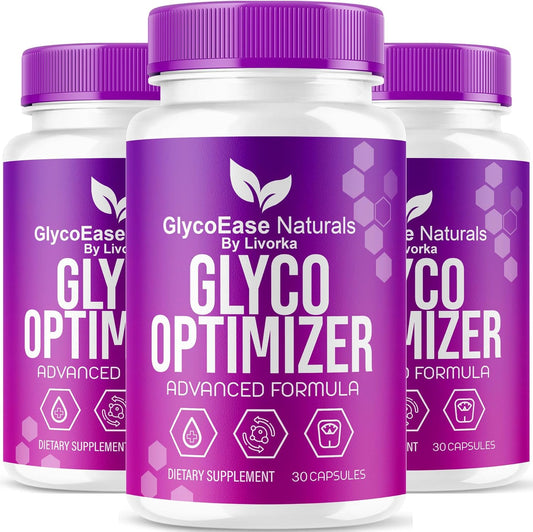 3 Month Supply of LIVORKA Glyco Optimizer Capsules - GlycoEase Formula for Glycogen Support