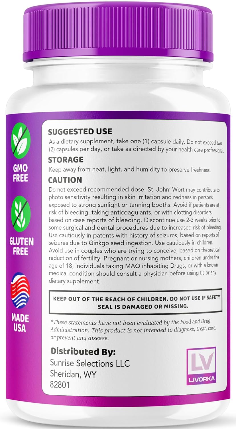 3 Month Supply of LIVORKA Glyco Optimizer Capsules - GlycoEase Formula for Glycogen Support