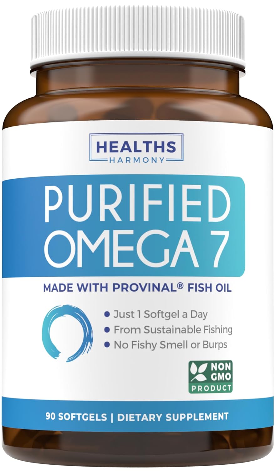 3-Month Supply Omega Glow Bundle: Purified Omega-7 Softgels & Black Seed Oil - Cold-Pressed Oil (90 Softgels + 180 Capsules)