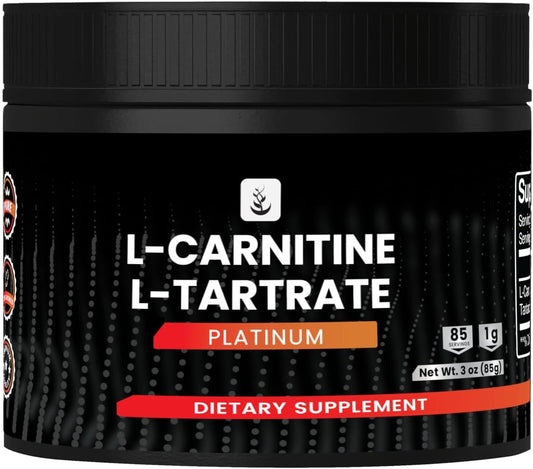 3 oz L-Carnitine L-Tartrate Supplement with Pure Original Ingredients and No Fillers, Always Pure