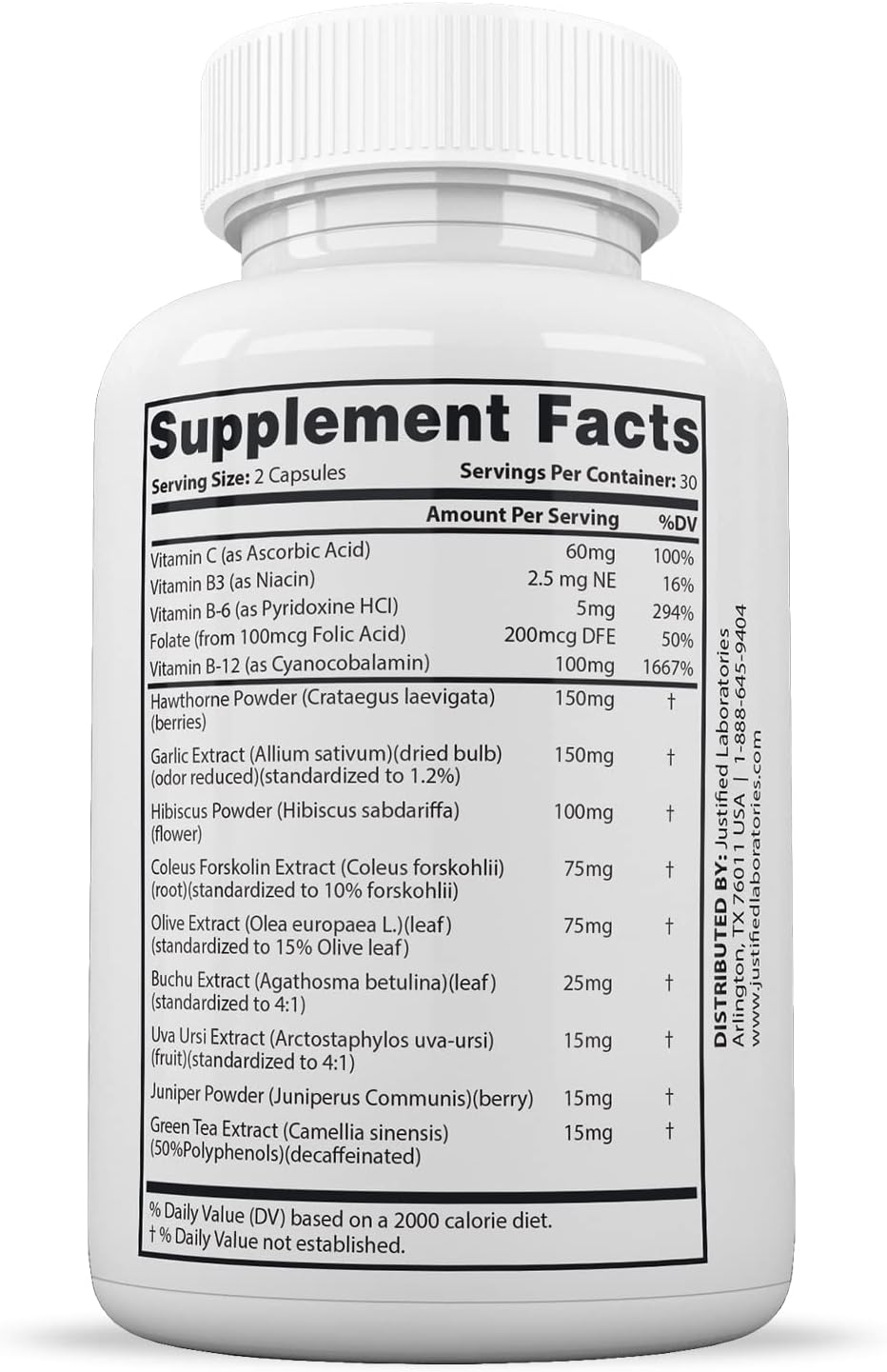 3 Pack Blood Balance Advanced Formula 620MG Supplement Pills - 180 Capsules by Justified Laboratories