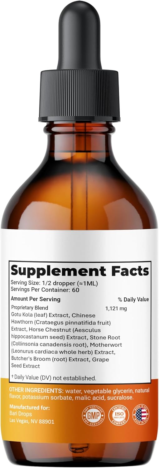 3 Pack Gold Nutra Bari Drops - Maximum Strength All Natural Liquid Supplement