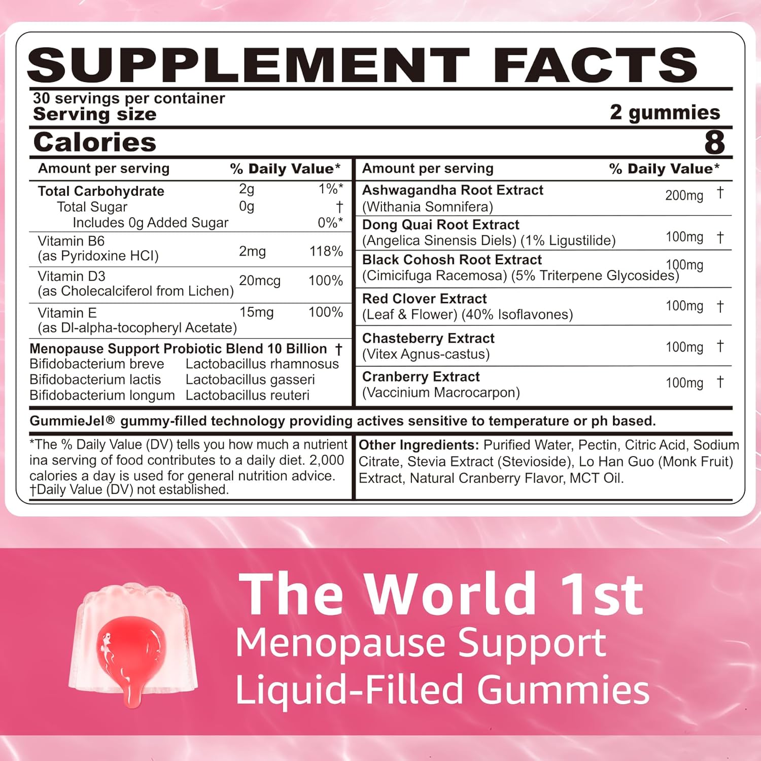 3 Pack Immune Support Gummies with Turmeric, Ginger, and Menopause Supplement