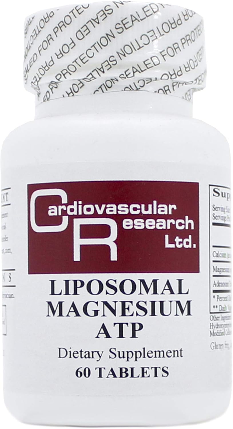 3 Pack Liposomal Magnesium ATP Tablets - 60 Count - Ecological Formulas/Cardiovascular Research