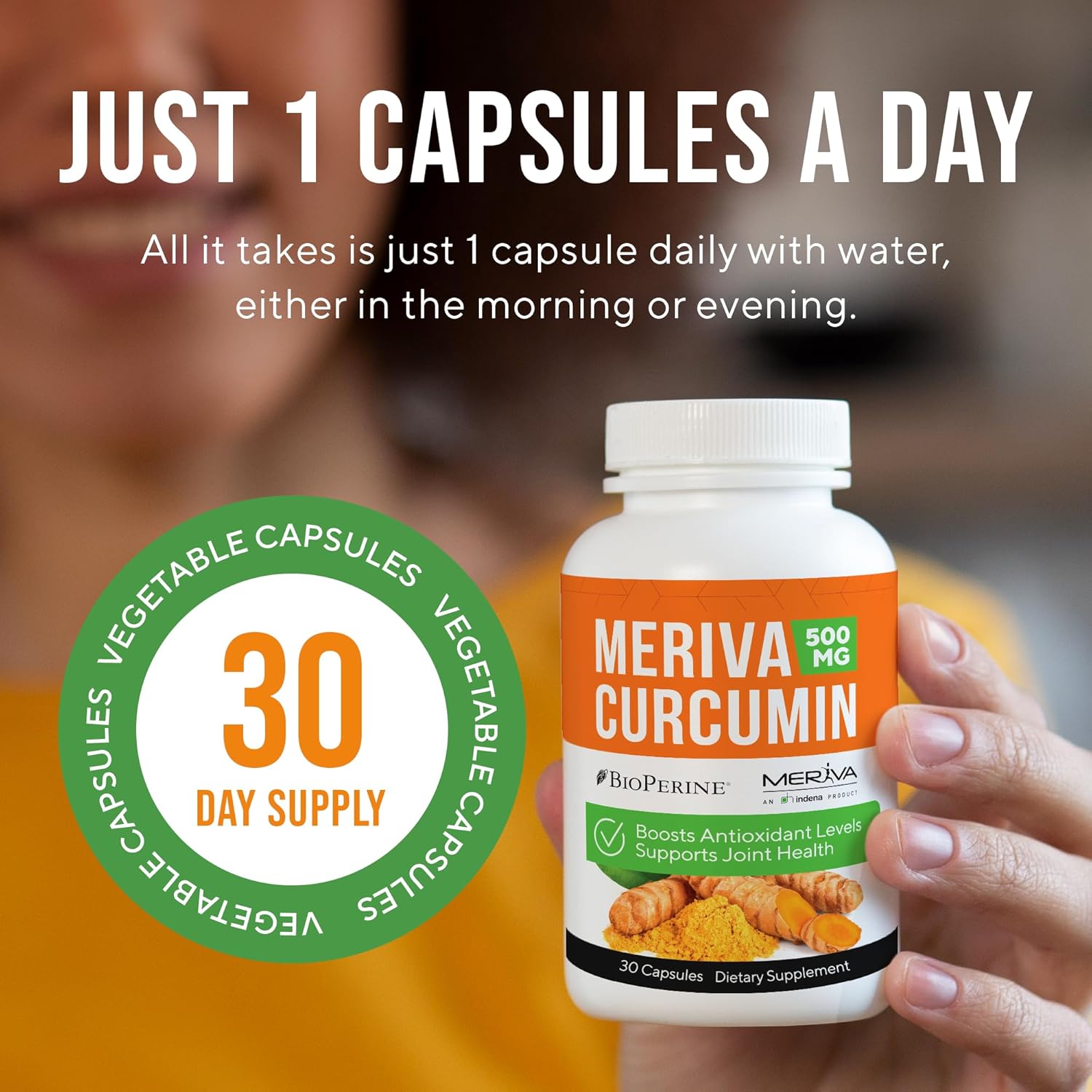 3 Pack Nerve Renew Meriva Curcumin 500mg with Bioperine Antioxidant Nerve Support Supplement Boost
