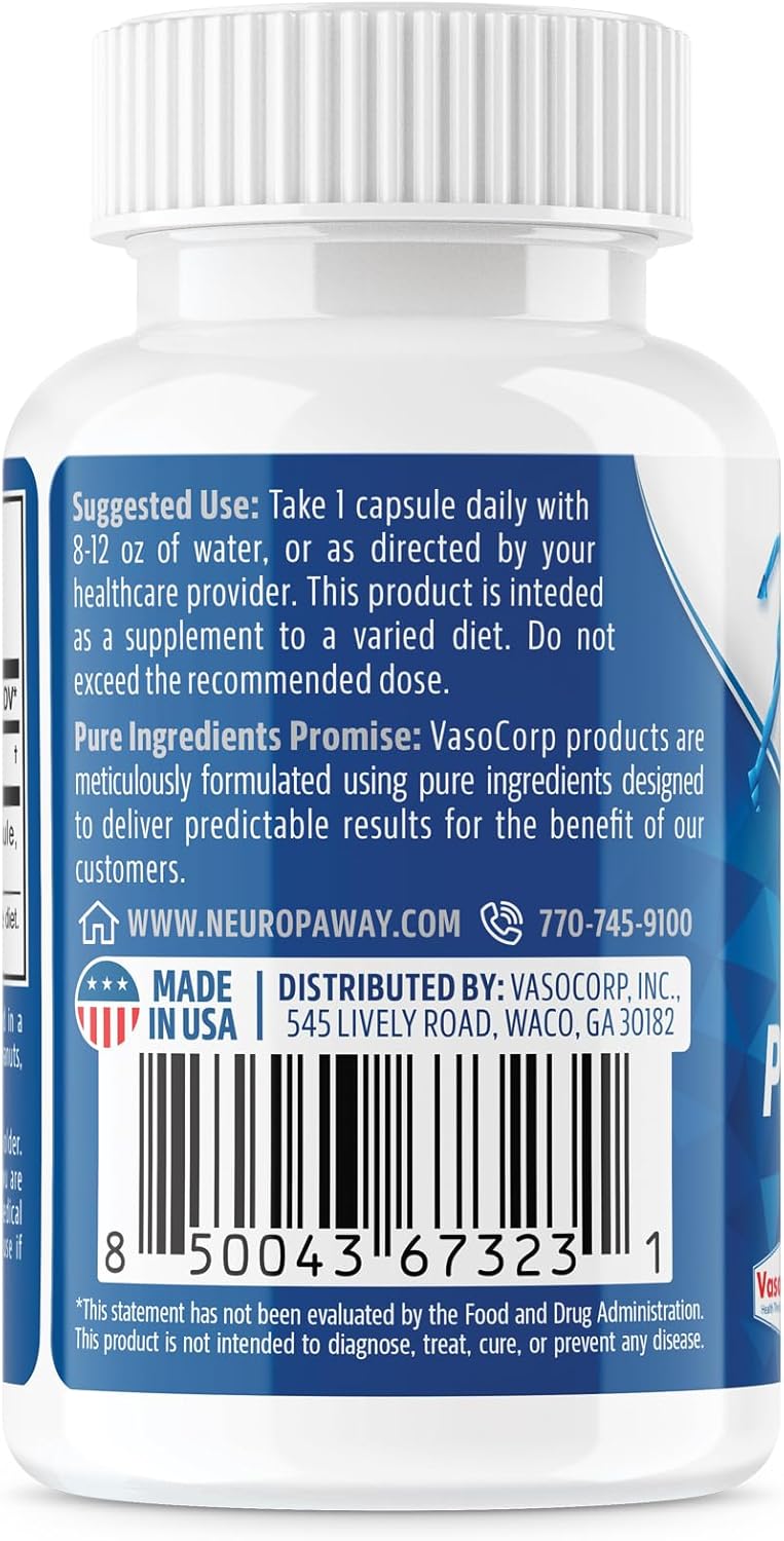 3 Pack NeuropAWAY Elements Pterostilbene Acid Resistant Capsules 750mg - 180 Capsules Total