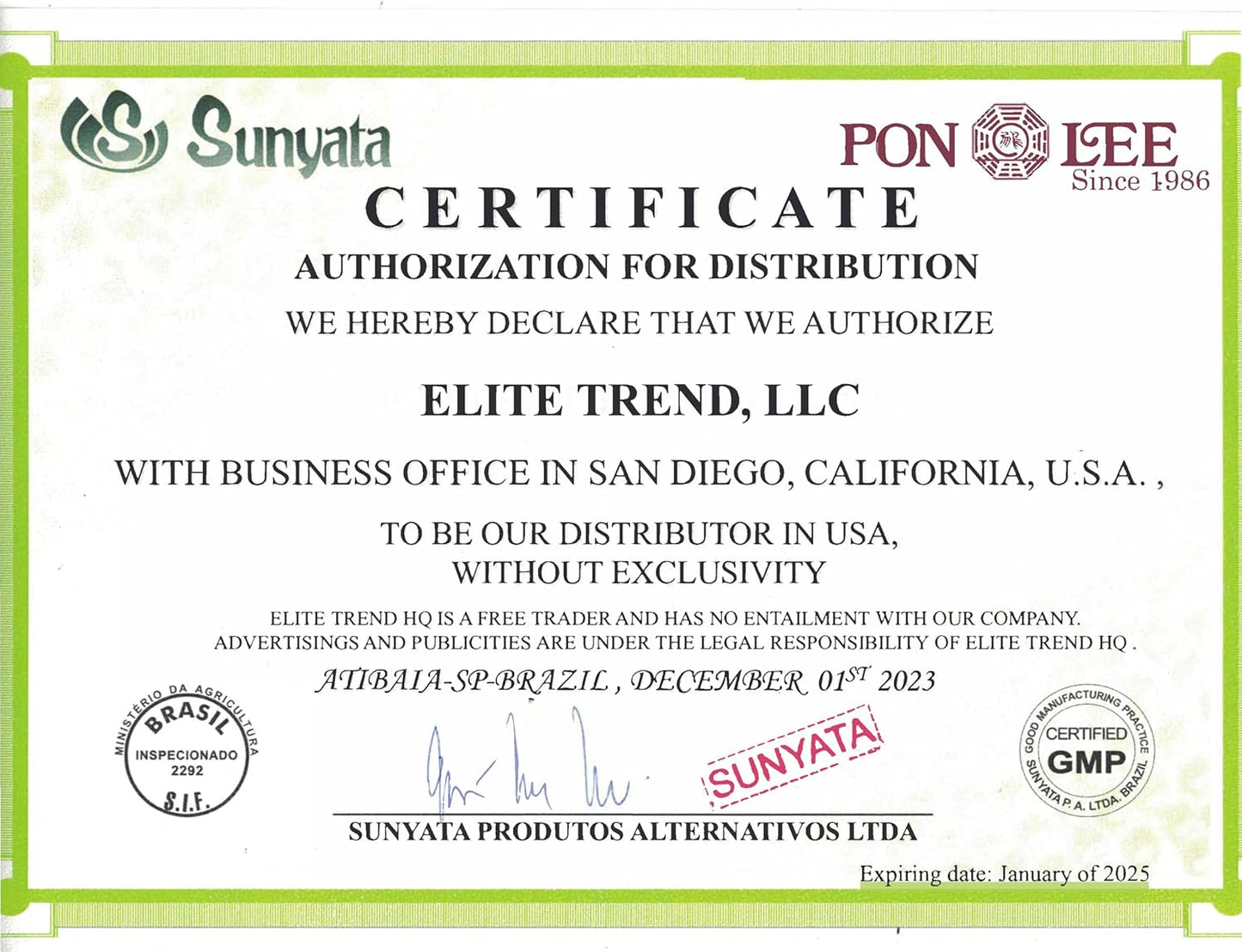 3 Pack of PON LEE Brazilian Green Bee Propolis Extract 30ML - 100% Organic, Alcohol-Free, High Artepillin-C Concentration