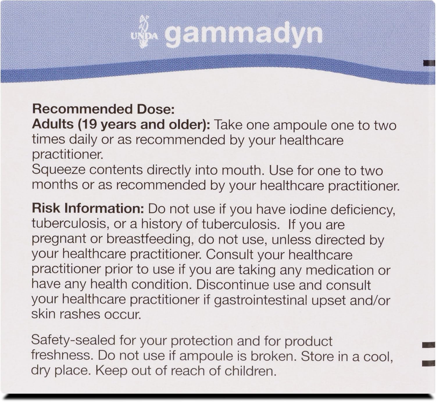 30 Ampoules of UNDA GAMMADYN Mn-Co Manganese-Cobalt Oligo-Element Supplement