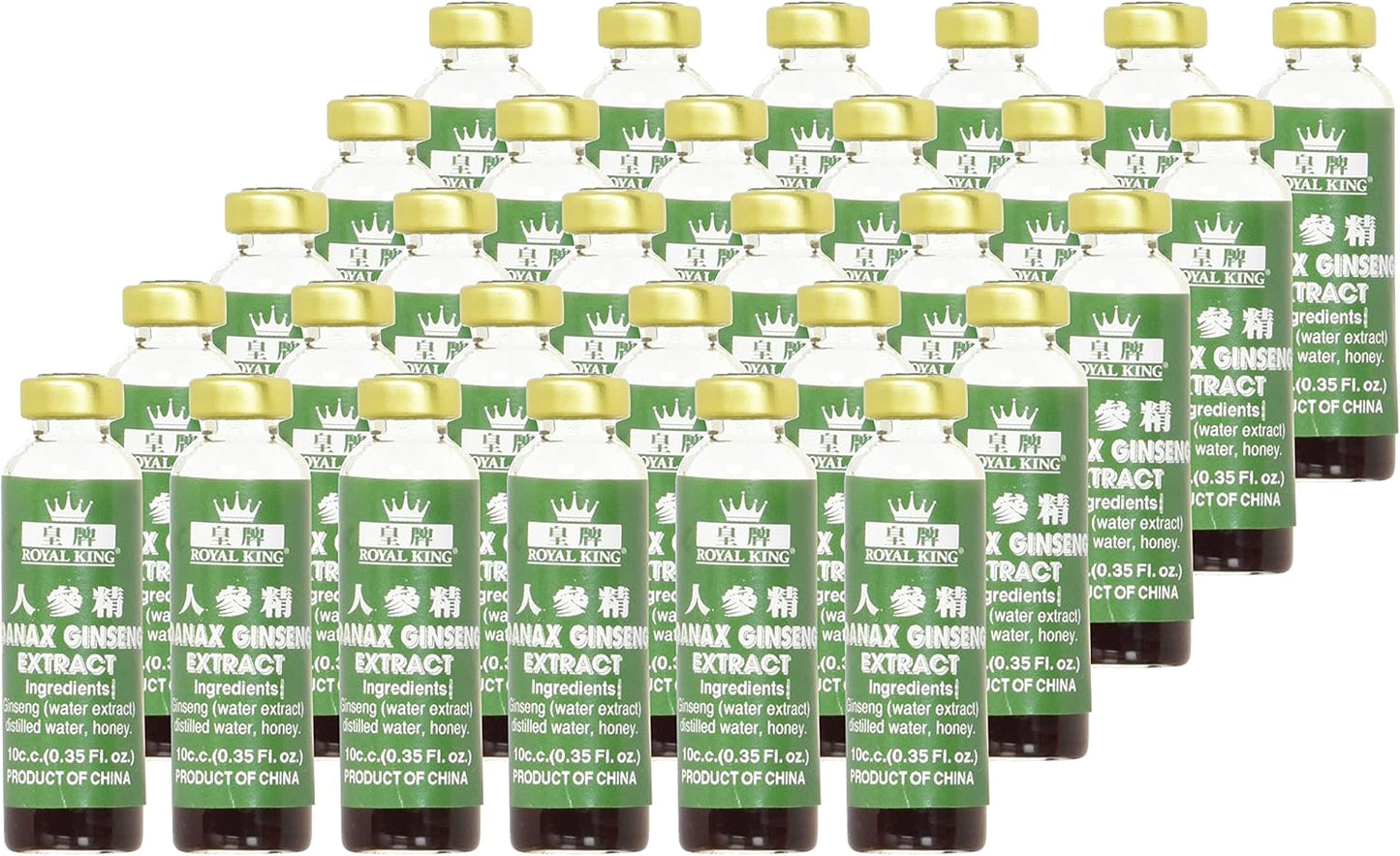 30 Bottles of Royal King Red Panax Ginseng Extract 6000mg for Energy and Immune Support