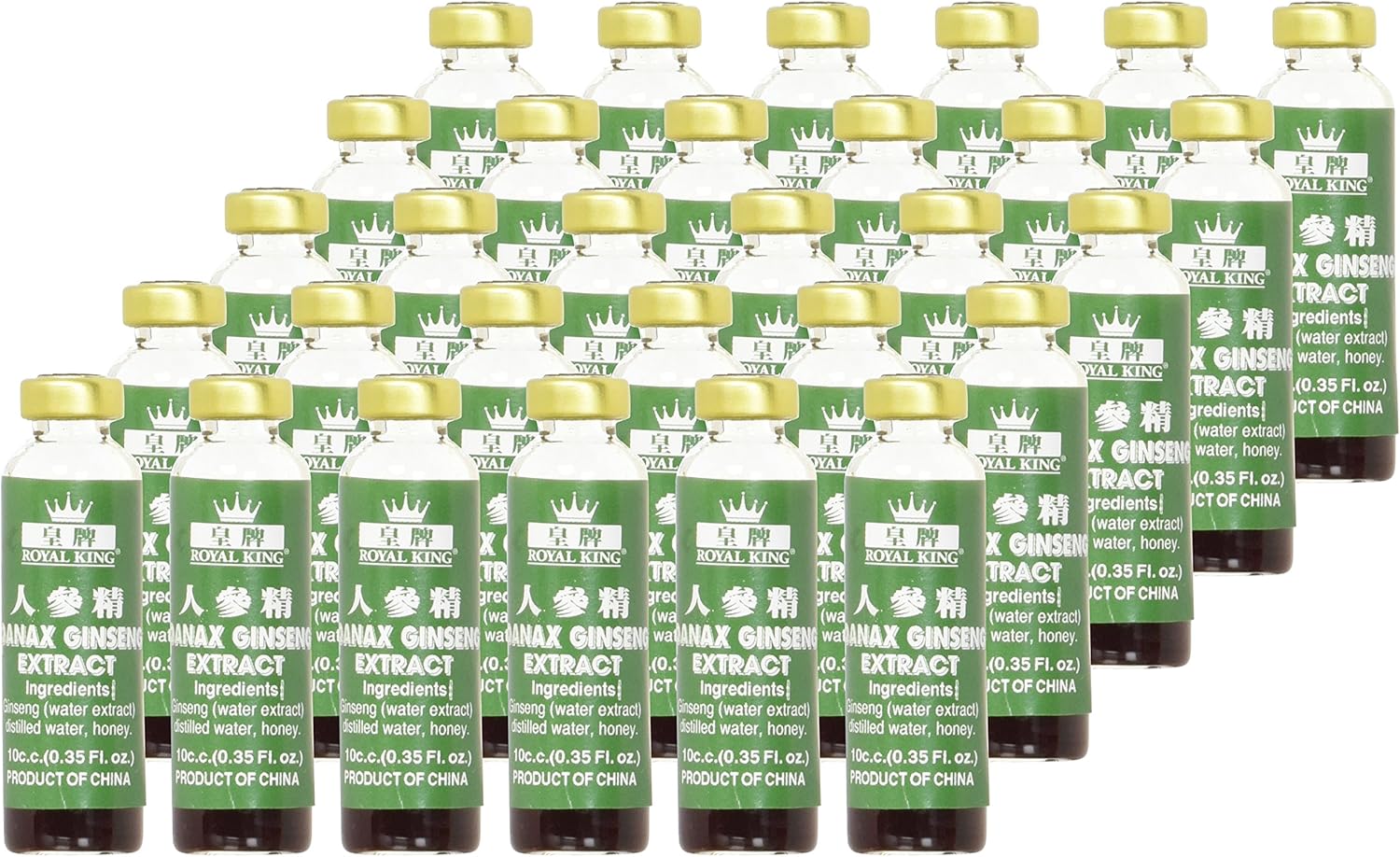 30 Bottles of Royal King Red Panax Ginseng Extract 6000mg for Energy and Immune Support