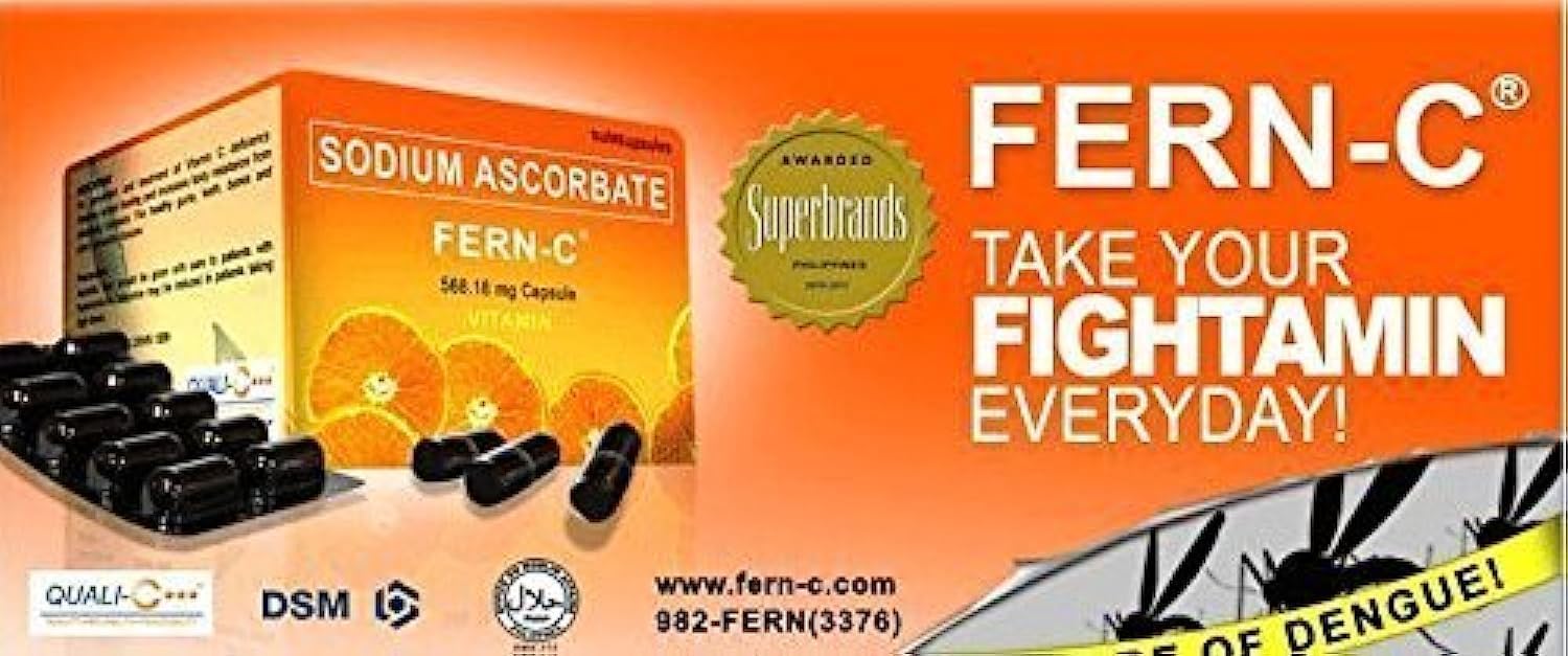 30 Capsules of Fern-C Vitamin Supplement for Immune System Support